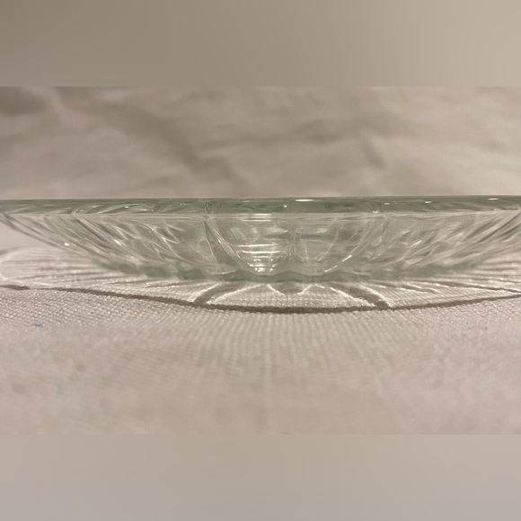 Vintage Cristal D’Arques-Durand clear glass plate - dessert/ salad. - Picture 3 of 4